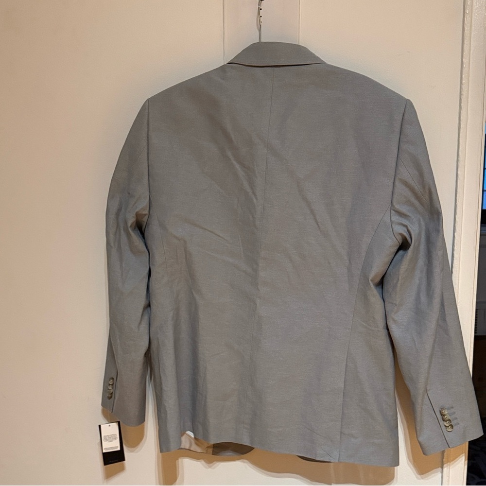 Men's Abercrombie A&F Collins Classic Blazer (Gray) - Picture 9 of 11